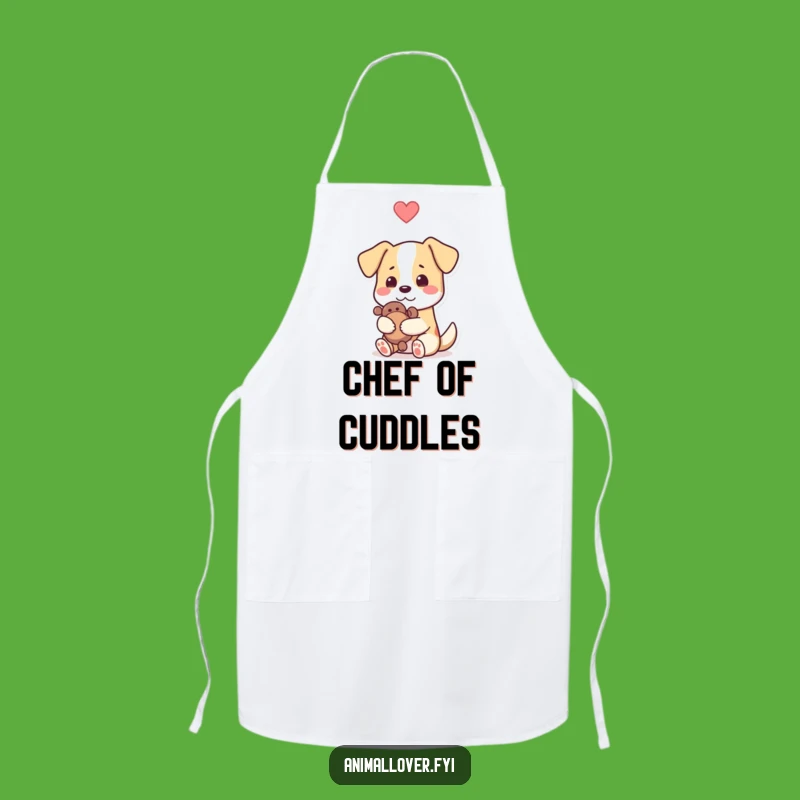 Funny Dog Chef Apron - Pet Hugging Toy Kitchen Wear, Ideal Funny Gift