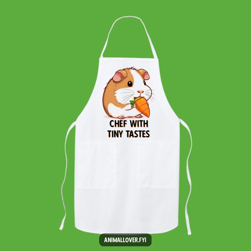 Funny Guinea Pig Carrot Apron: Cook with Cuteness! Funny Gift!