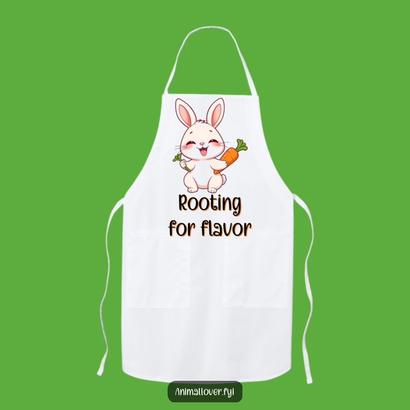 Funny Joyful Rabbit Apron: Cook Up Smiles with This Hilarious Bunny Kitchen Wear!
