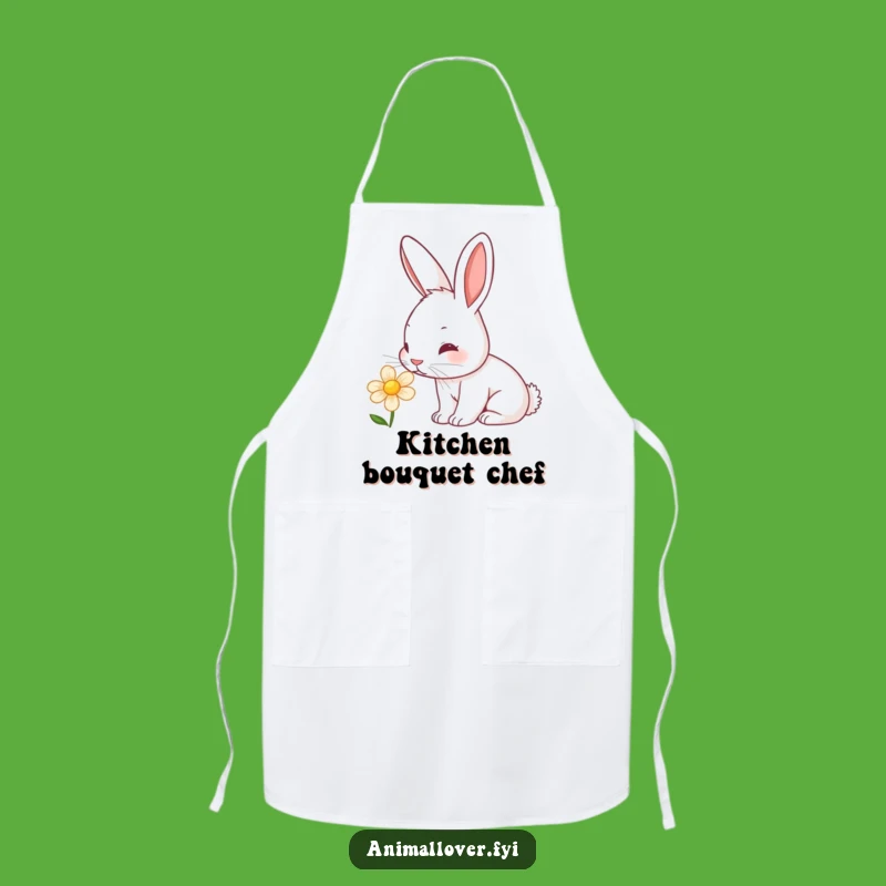 Funny Rabbit Gardener Apron: Add Charm to Your Kitchen Adventures