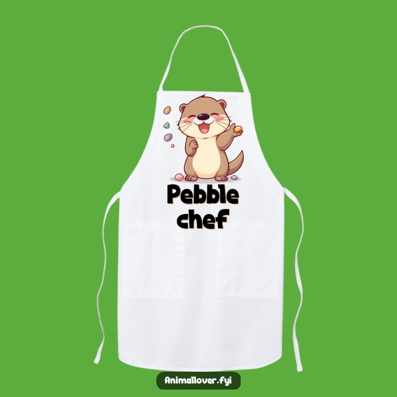 Funny Otter Chef Apron - Juggling Fun for Happy Cooks Gift