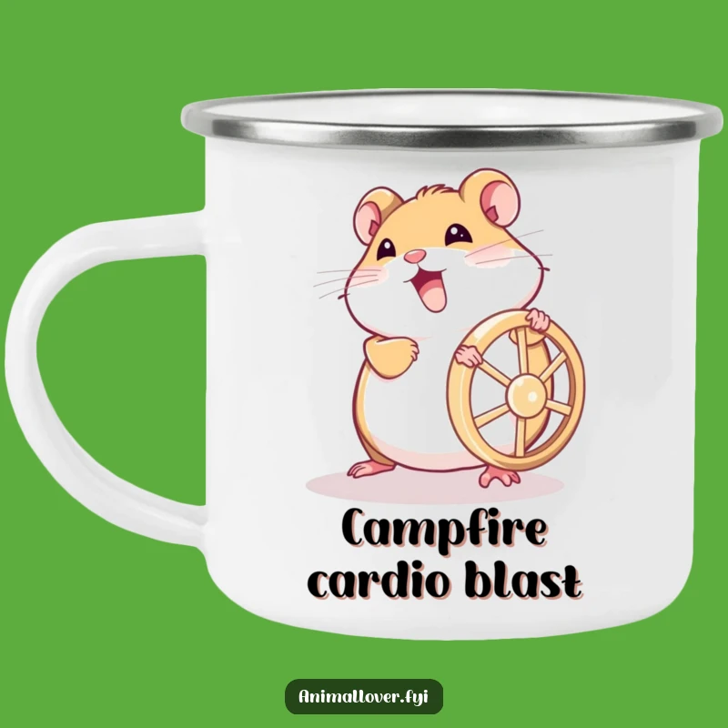 Funny Hamster Adventure Mug: Fuel Your Outdoor Efforts