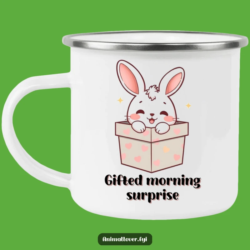 Funny Rabbit Gift Box Camping Mug - Campfire Cheer Gift!