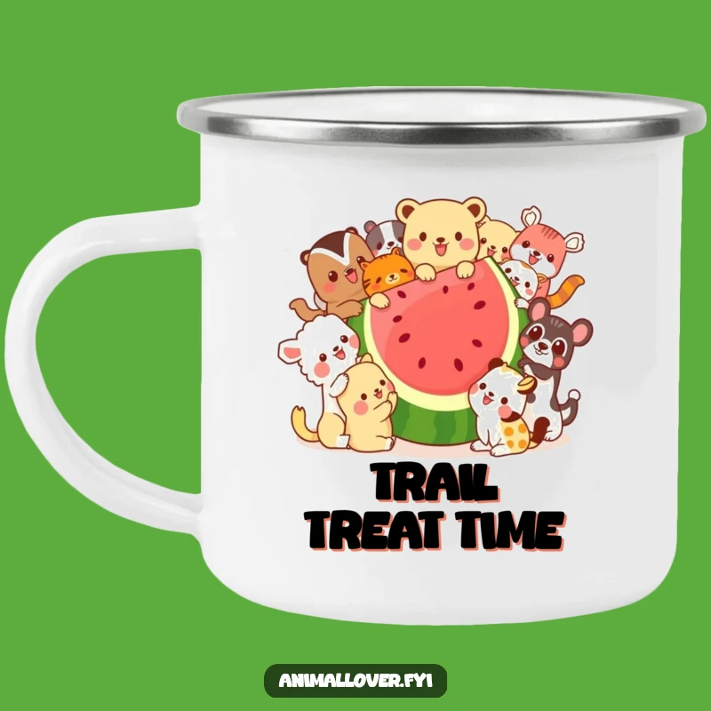 Funny Watermelon Animals Camping Mug - Your Hilarious Companion for Outdoor Adventures