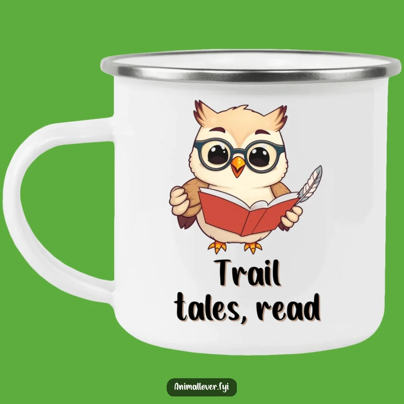 Funny Wise Owl Camping Mug - Your Smart Companion for Outdoor Adventures