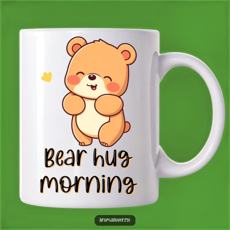Funny Bear Hug Mug - Warm Comfort & Happy Moments Gift Idea
