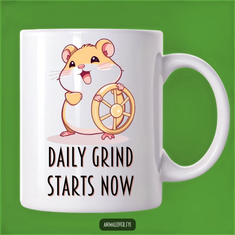 Funny Hamster Wheel Mug: Hilarious Motivation for Your Daily Grind