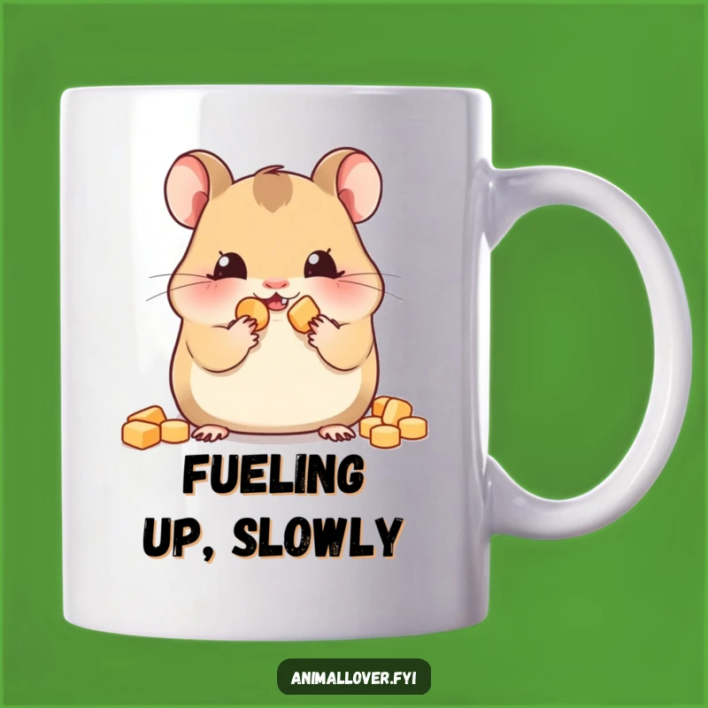 Funny Hamster Snack Mug - Chubby Cheek Design, Perfect Funny Gift
