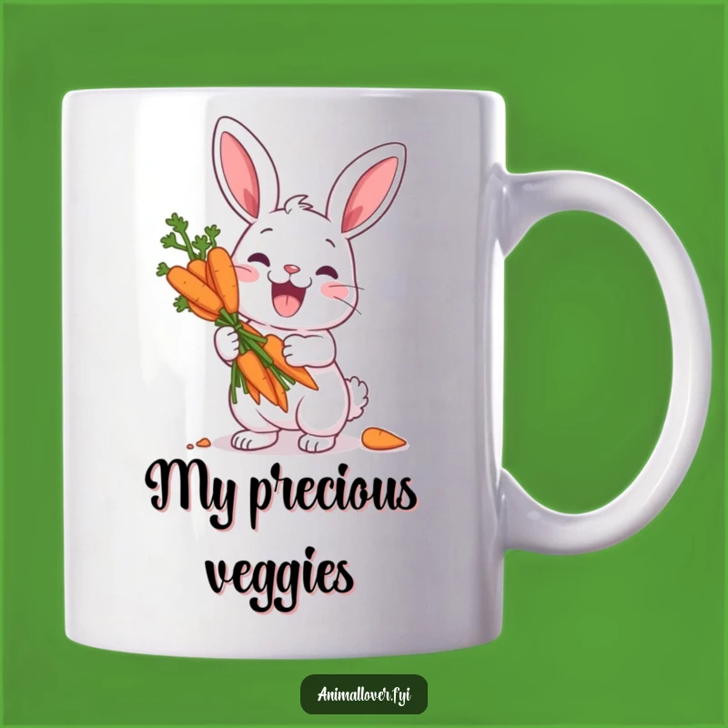 Funny Rabbit's Carrot Treasure Mug - The Perfect Funny Gift for Bunny Lovers