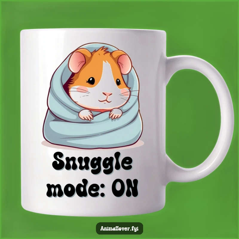 Funny Guinea Pig Hug Mug: Cozy Critter Comfort Gift