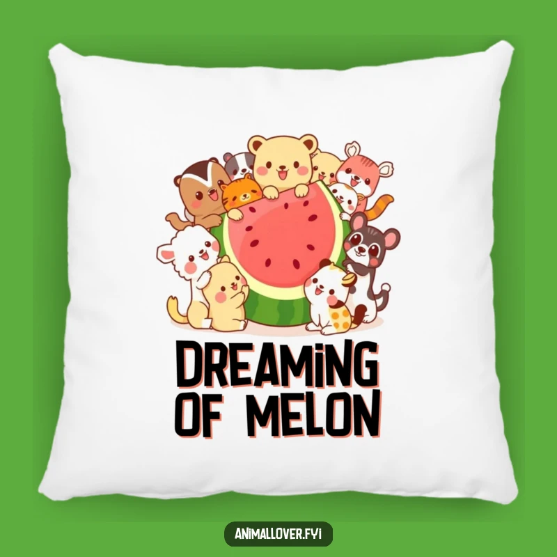 Funny Watermelon Animals Pillow - Add a Comfy Dose of Humor to Your Sofa