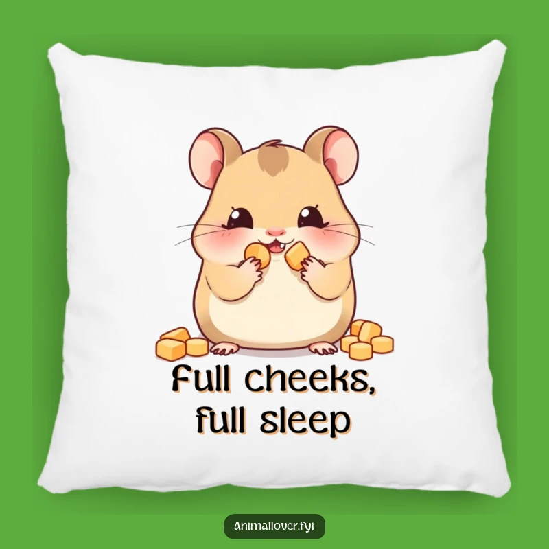 Funny Hamster Snack Pillow - Cozy Cheeky Cushion, Perfect Funny Gift