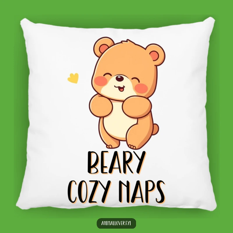 Funny Cozy Bear Hug Pillow - Soft Comfort & Happy Dreams Gift