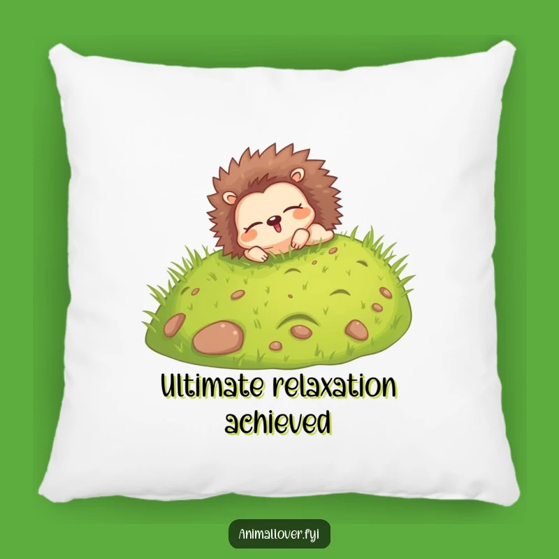 Funny Hedgehog Rolling Pillow: Cozy Comfort with Blissful Vibes