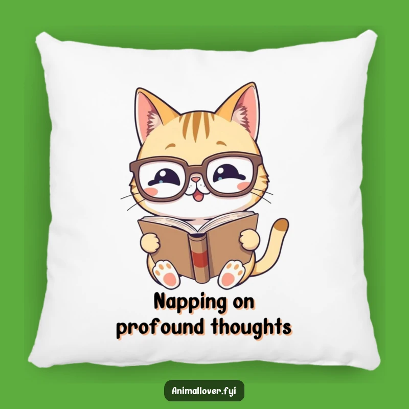 Funny Cat Reading Pillow: Comfy and Hilarious Cushion for Book Nooks