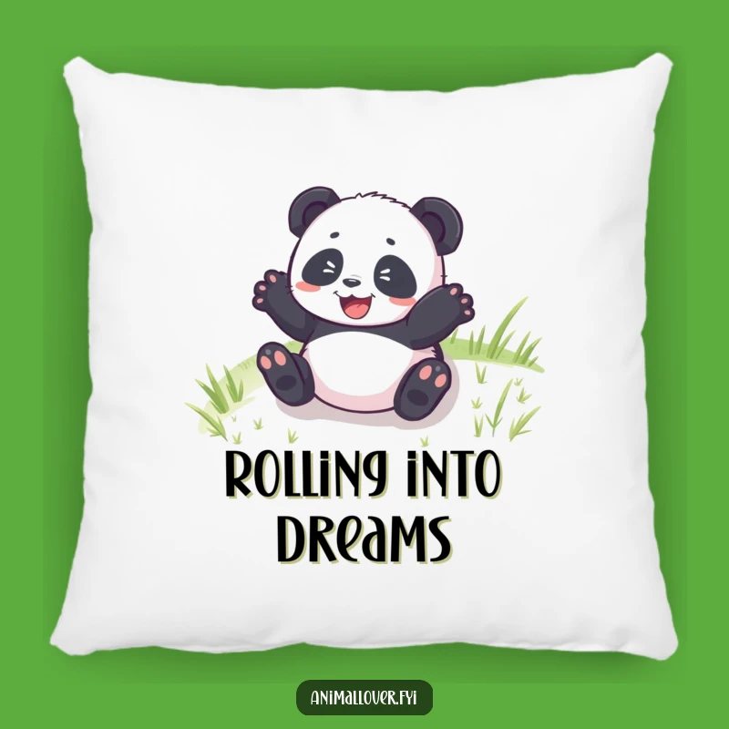 Funny Panda Cub Rolling Pillow: Cuddle Up with Hilarious Comfort and Joy