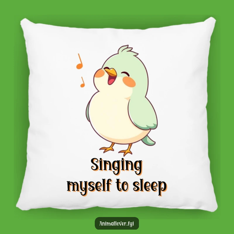 Funny Bird Pillow: Cozy Puffed Chest Singer for a Cheerful Touch