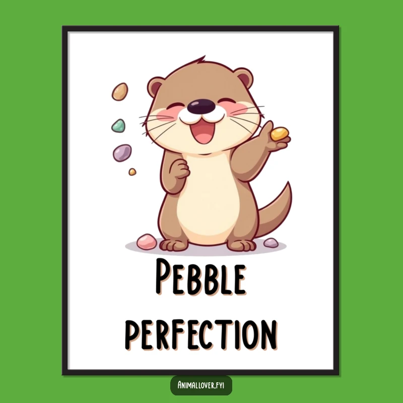 Funny Otter Digital Art - Instant Playful Joy for Happy Homes Download