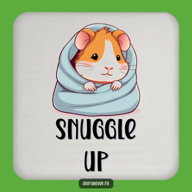 Funny Guinea Pig Coasters: Cozy Critter Table Protection Gift