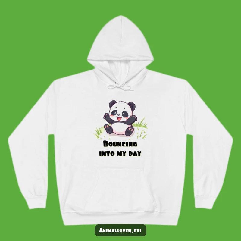 Funny Panda Cub Rolling Hoodie: Cozy Up with Hilarious Joyful Vibes