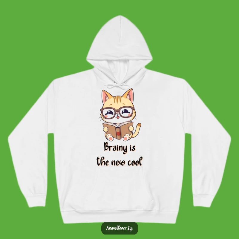 Funny Cat Reading Hoodie: Cozy and Hilarious Sweatshirt for Book Lovers