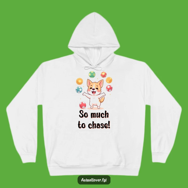 Cozy Funny Dog Juggling Hoodie: Stay Warm with Playful Paws!