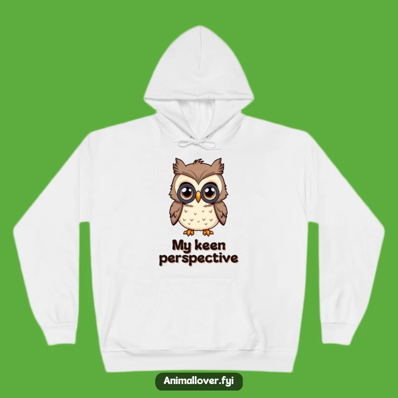 Funny Curious Owl Hoodie: Stay Cozy While Exploring with Hilarious Style