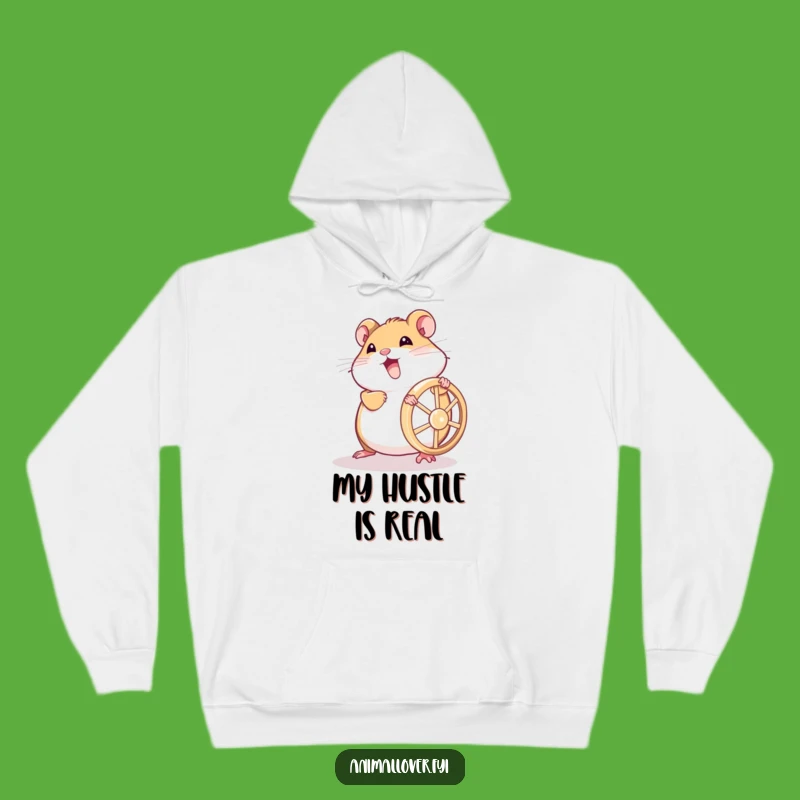 Funny Hamster Workout Hoodie: Cozy Motivation for Your Fitness Journey