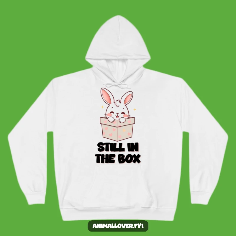 Funny Rabbit Gift Box Hoodie - Cozy & Cute Funny Gift!