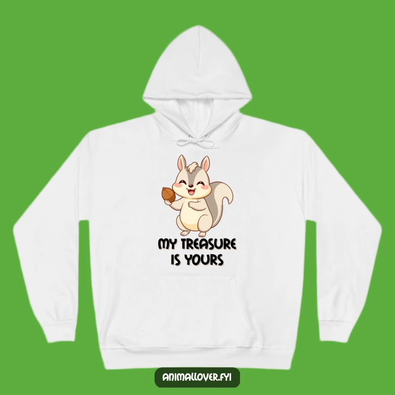 Funny Happy Squirrel Nut Hoodie: Cozy Up with This Hilarious Symbol of Generosity