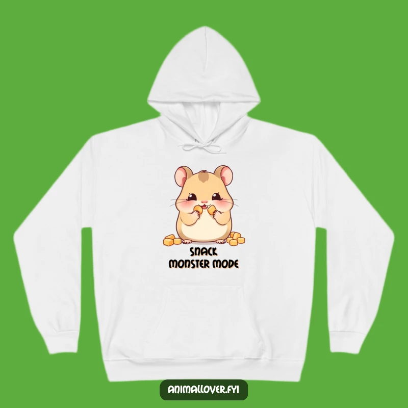 Funny Hamster Stash Hoodie - Cozy Snack Lover Sweatshirt, Perfect Funny Gift