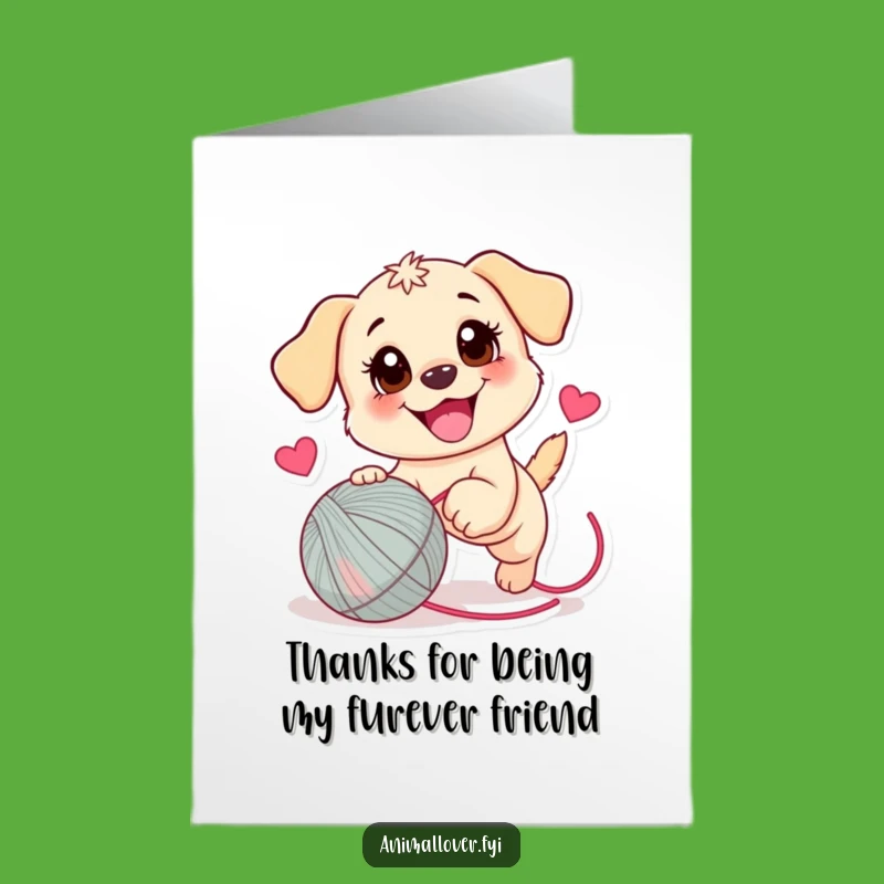 Free Printable Puppy Thank You Card: Adorable Pup Expressing Gratitude Funny Gift