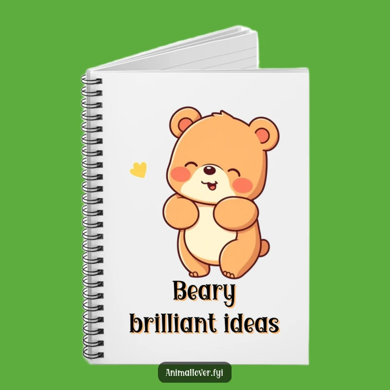 Funny Bear Hug Notebook - Jot Down Your Warm Thoughts Gift