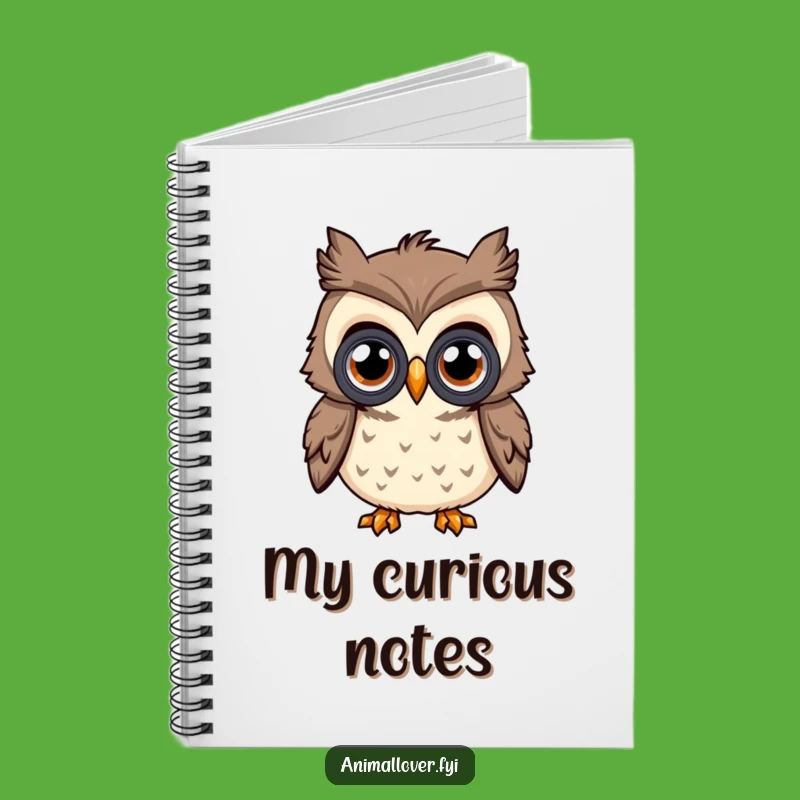 Funny Curious Owl Notebook: Jot Down Observations with Hilarious Flair