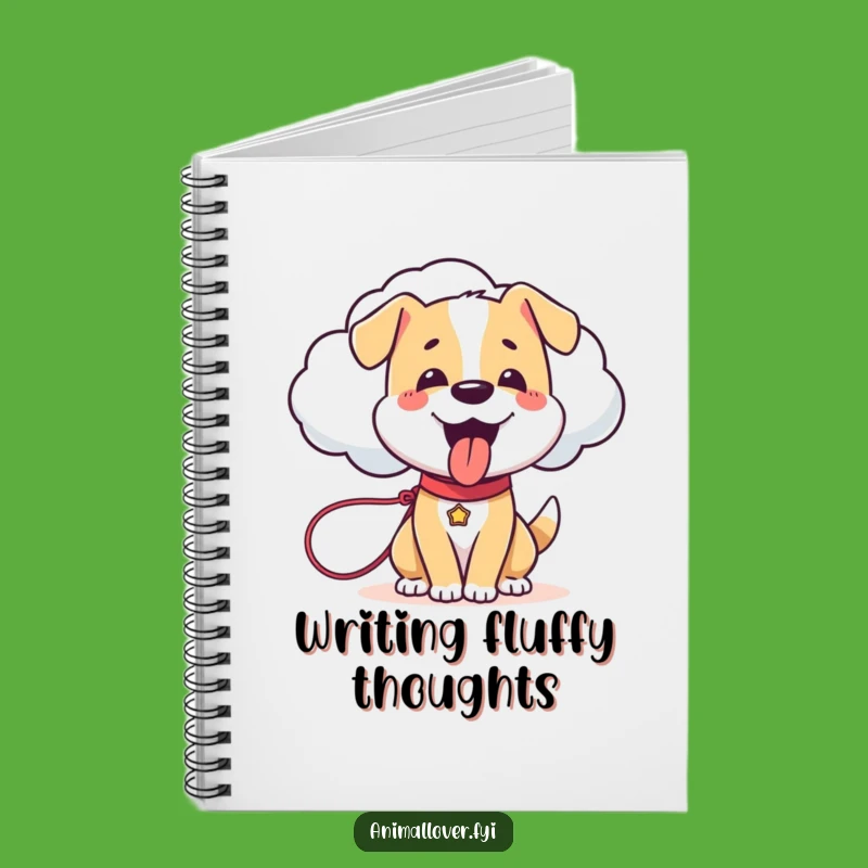 Funny Dog Cloud Leash Notebook: Jot Down Dream Ideas - Perfect Gift