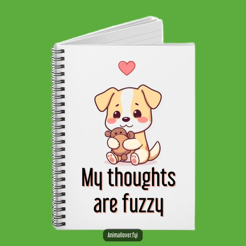 Funny Dog Lover Notebook - Pet Hugging Toy Journal, Perfect Funny Gift