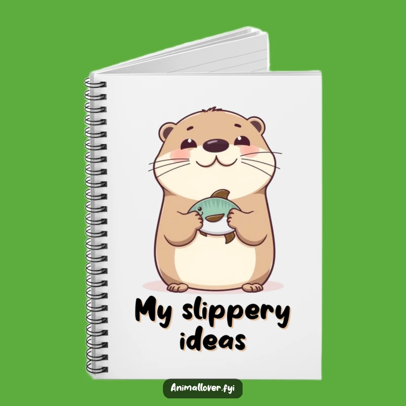 Funny Happy Otter Notebook: Jot Down Ideas with Hilarious Aquatic Flair