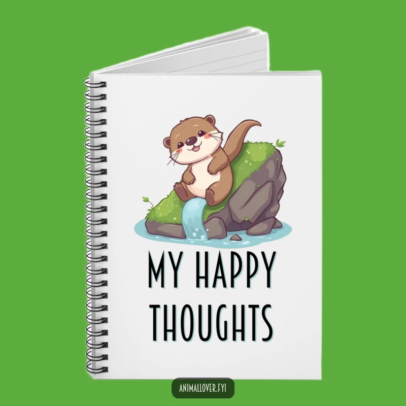 Funny Otter Notebook: Playful Slider's Journal - Gift Idea