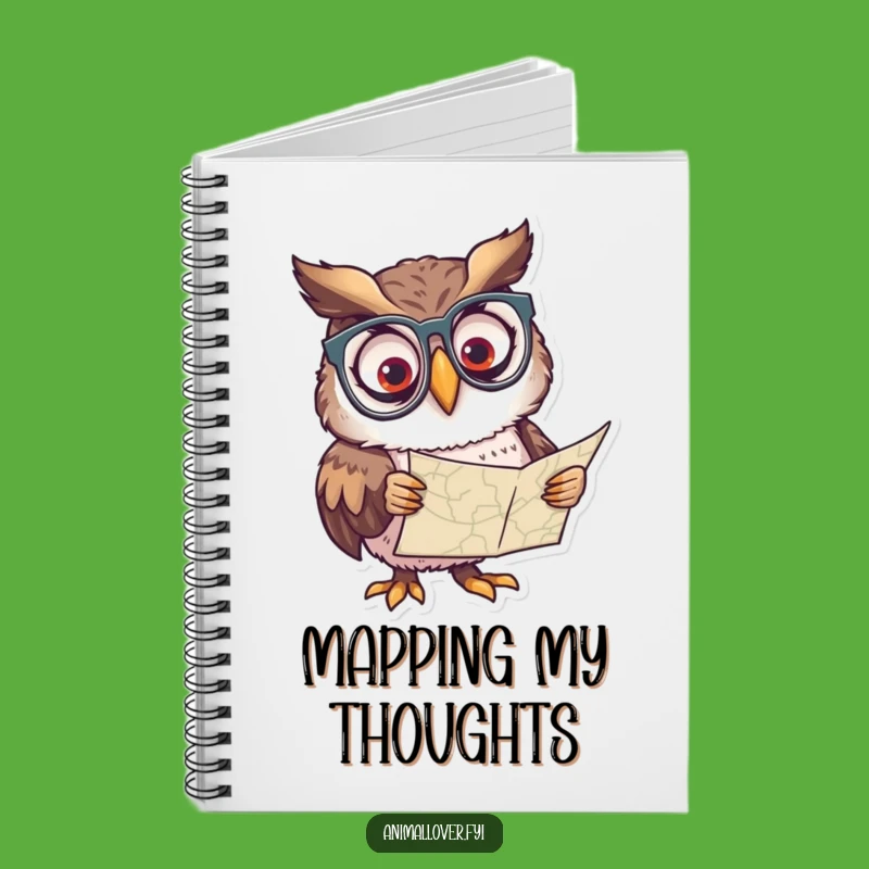 Funny Owl Spectacles Notebook: Journal Curious Scholar, Wise & Funny