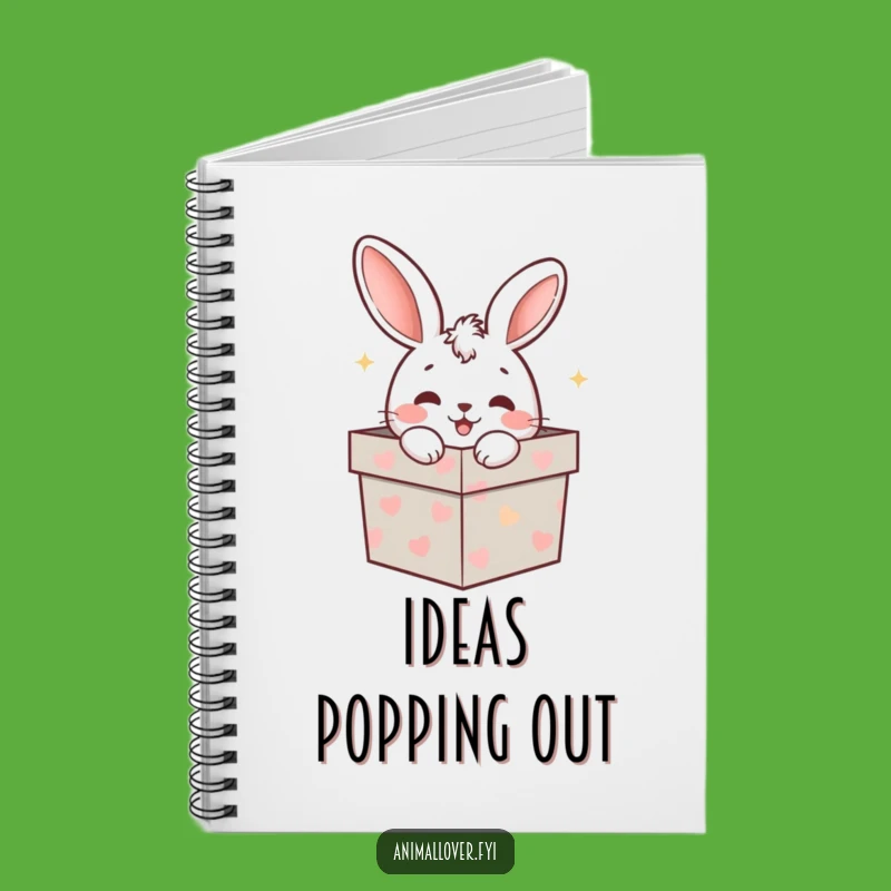 Funny Rabbit Gift Box Notebook - Jot Down Joyful Ideas!