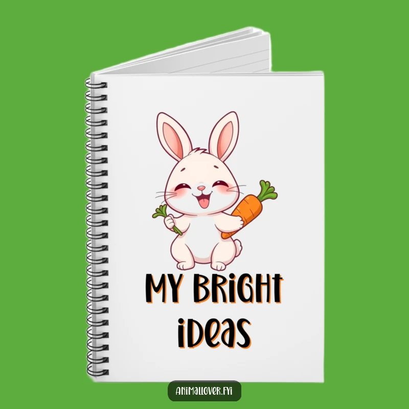 Funny Joyful Rabbit Notebook: Jot Down Your Happy Thoughts with This Hilarious Bunny!