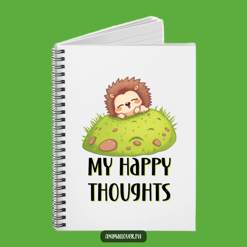 Funny Hedgehog Rolling Notebook: Jot Down Ideas with Carefree Bliss