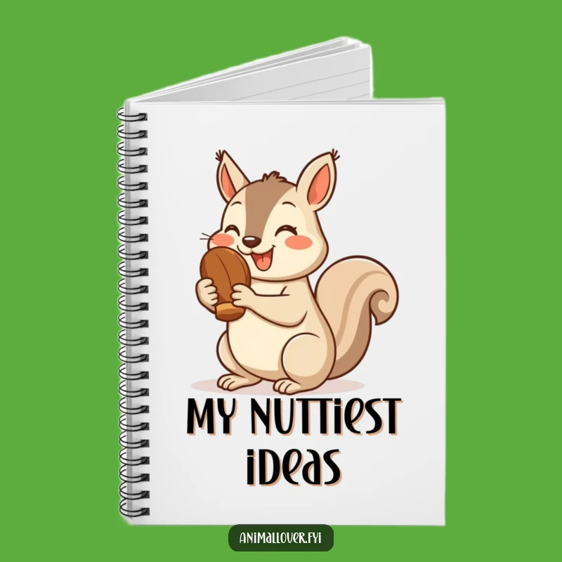 Funny Squirrel Notebook: Cheerful Nut Holder's Journal - Gift Idea