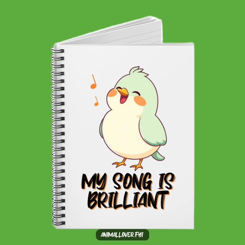 Funny Bird Notebook: Cheerful Tune Journal for Your Happy Thoughts