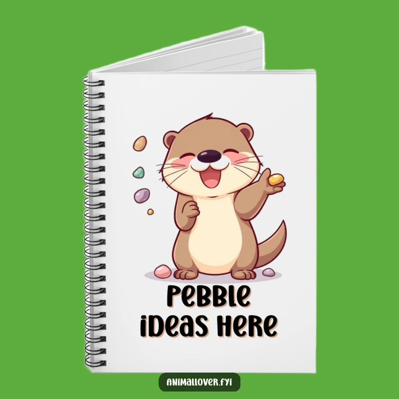 Funny Otter Notebook - Jot Down Your Playful Thoughts Gift