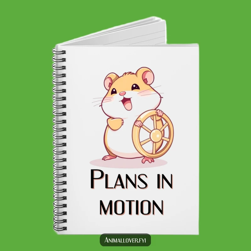 Funny Hamster Motivation Notebook: Journal Your Goals with Energy