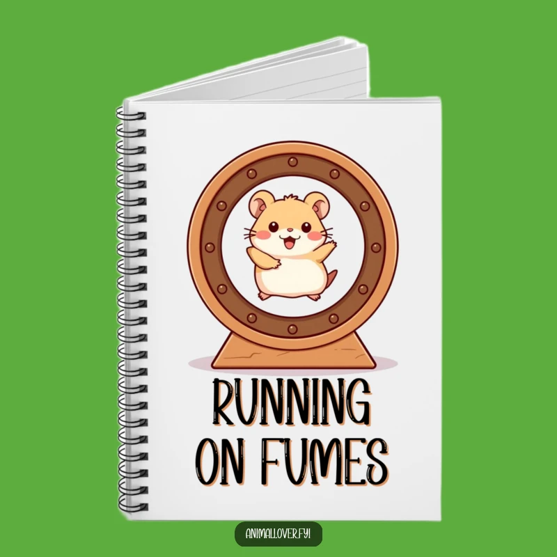 Funny Hamster Wheel Notebook: Jot Down Giggles, The Perfect Funny Gift for Writers!