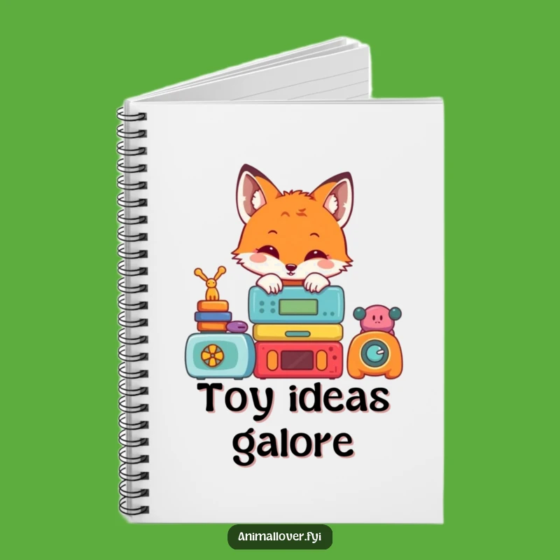 Funny Fox Toy Notebook: Cute & Hilarious Journal for Your Bright Ideas!