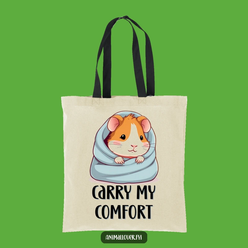 Funny Guinea Pig Tote Bag: Adorable Snuggle Buddy Bag Gift
