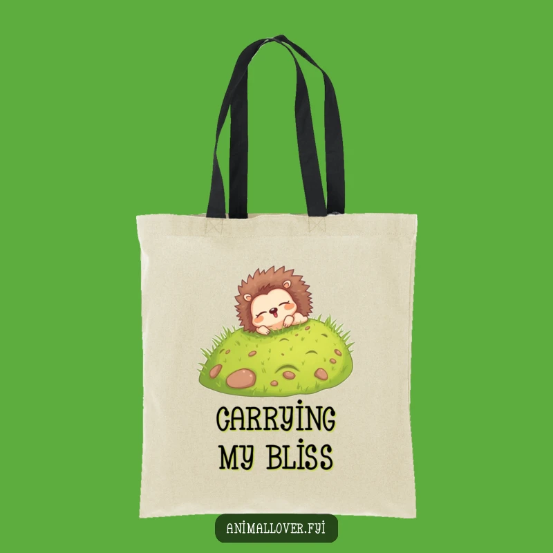 Funny Hedgehog Rolling Tote: Carry Your Day with Carefree Style